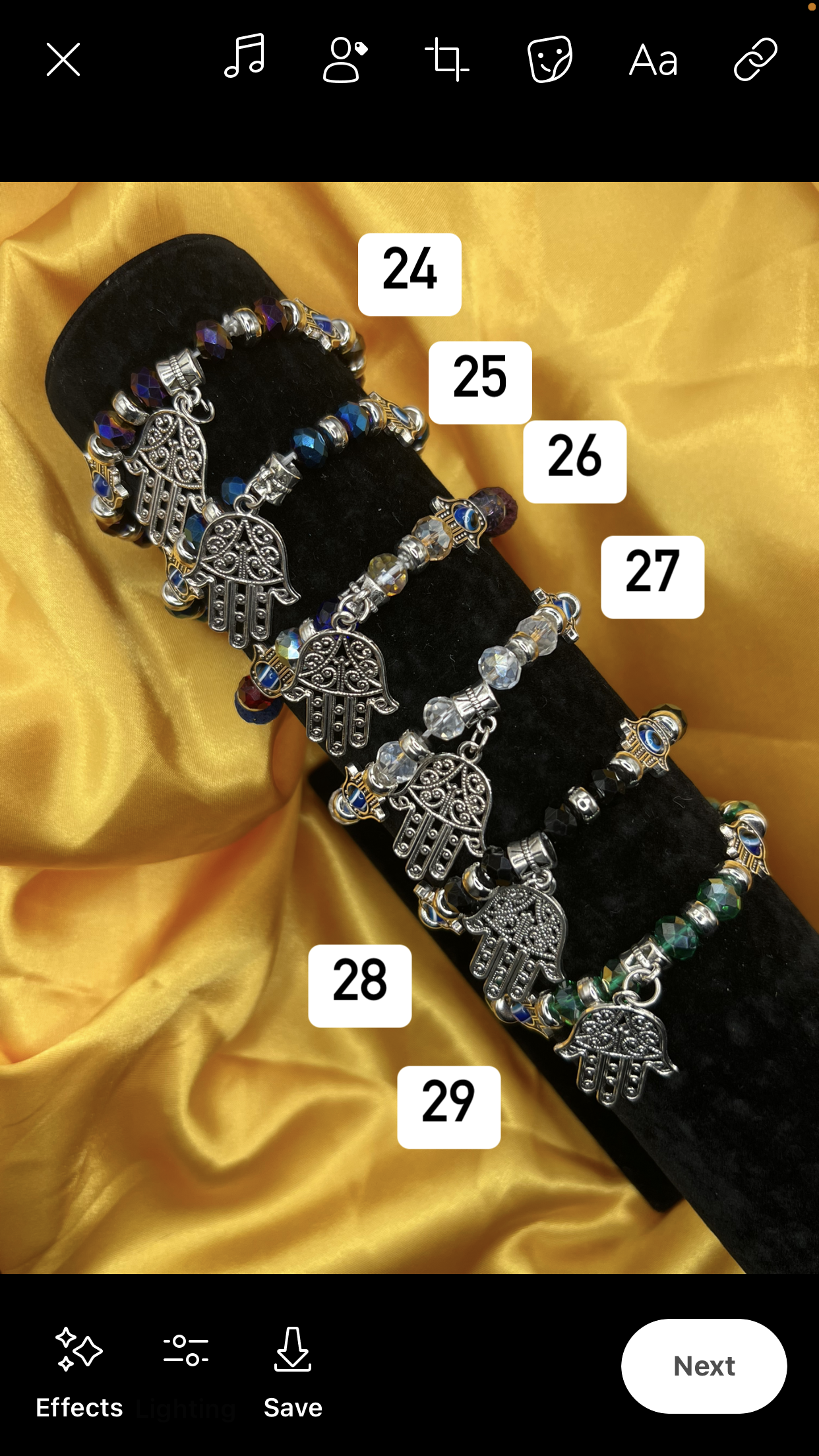 Evil eye “Nazar” elastic bracelets