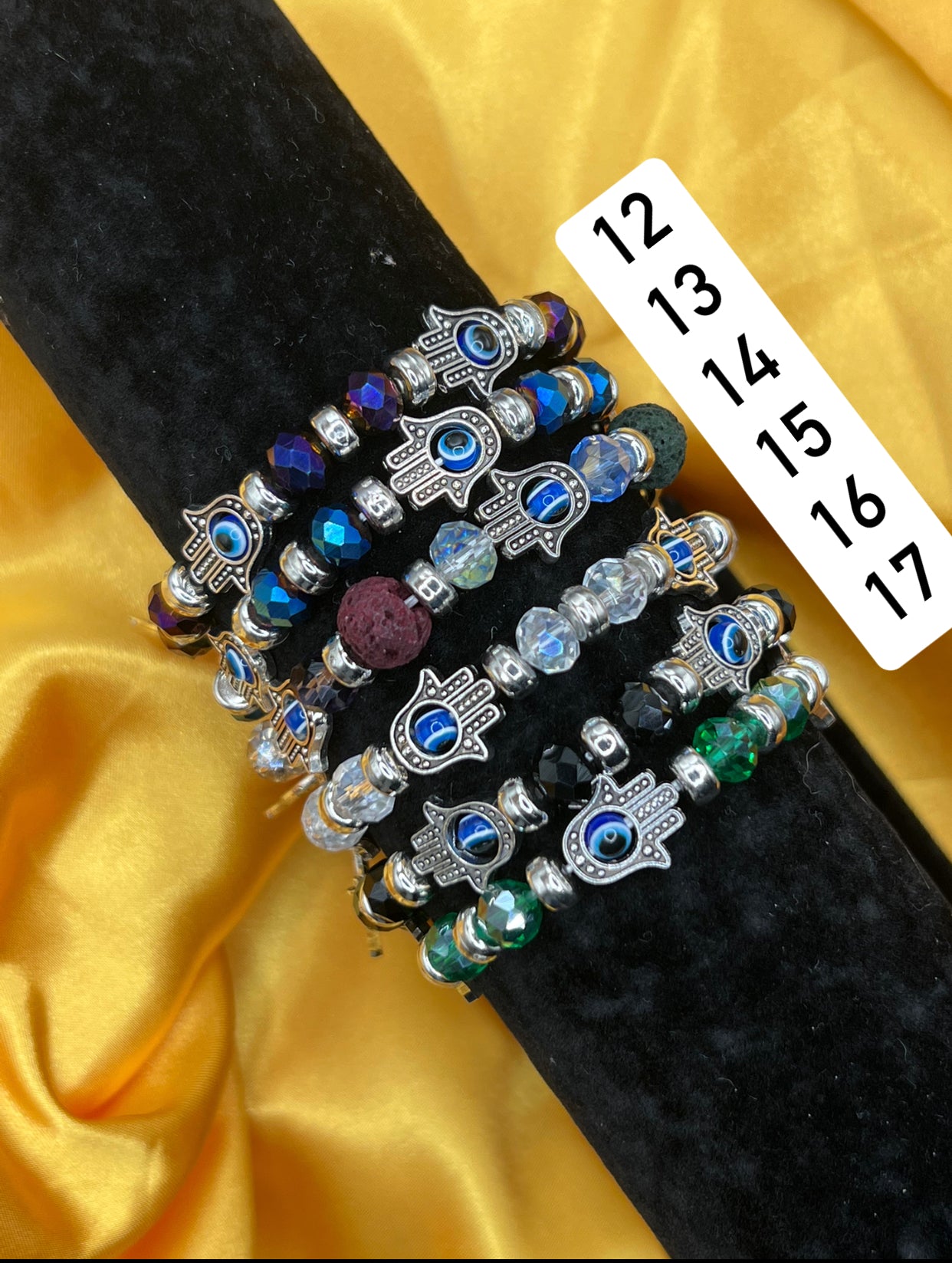 Evil eye “Nazar” elastic bracelets